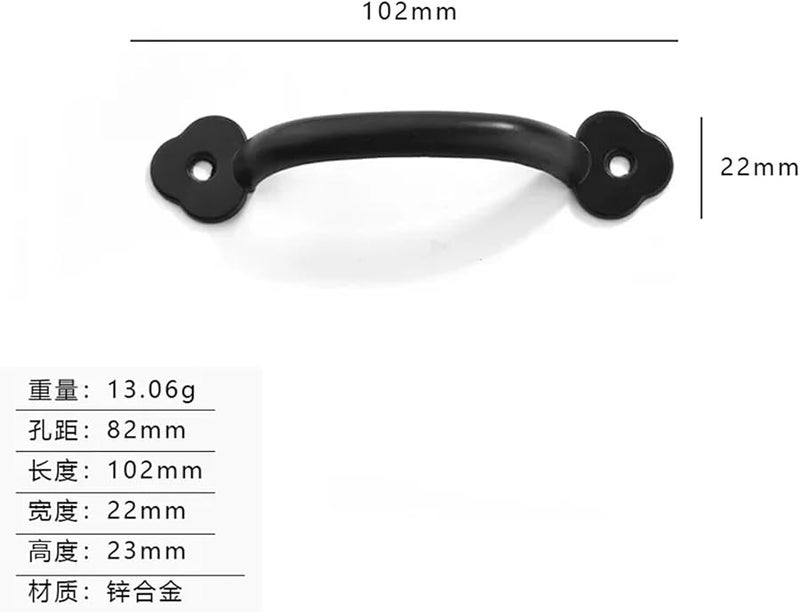 Antique Alloy Cabinet Handles 12pcs For Drawer Wardrobe Jewelry Box Kitchen Cupboard Color 8 - Image 2